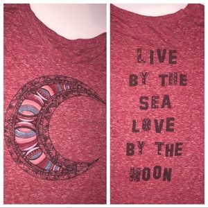Billabong boho moon good vibes shirt